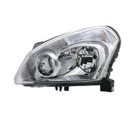 WLNWERDPKK Montaje De Faros 1 Unidad Para Dualis Para Qashqai J10 2008 2009 2010-2013 2014 Faro De Parachoques Delantero De Coche Conjunto Coche Faro Principal(Left side)