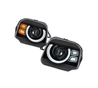WLNWERDPKK Montaje Faros 2 Uds Para Suzuki Para Jimny 2007-2015 Actualización De Faros Coche Modificados DRL Señal Giro Dinámica LED Conjunto Faros Delanteros Faro Principal