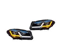 WLNWERDPKK Montaje Faros Para 5 Series F10 F11 2014-2017 528i 535i RHD Conjunto De Faros Delanteros De Automóvil LED AFS Circulación Diurna Dos Colores Faro Principal(5500K)