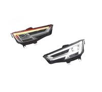 WLNWERDPKK Montaje Faros Para A4 B9 A4L S4 RS4 2017-2019 2 Uds Conjuntos De Faros LED Coche Antiniebla DRL Freno Señal De Giro Conjunto Faro Principal