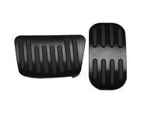 WLNWERDPKK Pedales Cubierta Pedal para Corolla para Cross XG10 2021-2025 para Híbridos Protectores Pedales Acelerador Freno Reposapiés Pedal Freno(AT 2pcs Black)