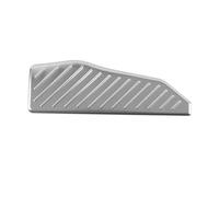 WLNWERDPKK Pedales Cubierta Pedal para Corolla para Cross XG10 2021-2025 para Híbridos Protectores Pedales Acelerador Freno Reposapiés Pedal Freno(Footrest 1pcs Silver)