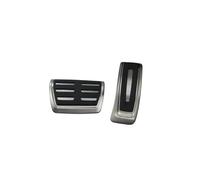 WLNWERDPKK Pedales Cubierta Pedal para Q5 A4 B8 A5 A6 S4 8R 8T 2008~2015 Volante A La Derecha Transmisión Automática Manual Cubierta Pedales Acelerador Freno Reposapiés Pedal Freno(2PC AT)