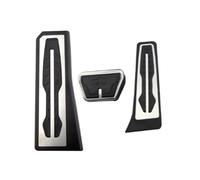 WLNWERDPKK Pedales Cubierta Pedal para Serie 5 F10 F11 523i 528i 530i 535i 550i 2011-2017 Volante A La Izquierda Cubierta Protectora Pedales Acelerador Freno Reposapiés Pedal Freno
