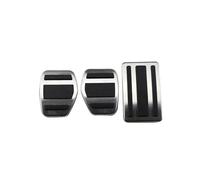 WLNWERDPKK Pedales Cubierta Pedal Volante A La Izquierda para Peugeot 508 Pedales Acero Inoxidable Antideslizantes Coche Cubierta Freno Gasolina Combustible Accesorios Pedal Freno(3Pc MT)