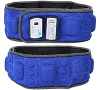 WLOWS Cinturón Adelgazante Inalámbrico para Cuerpo, Entrenador Vibración Eléctrica para Cintura Cintura Adelgazante para Sauna con Masaje Magnético Y Calefacción