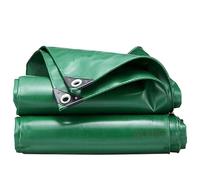WLRHGl Lona Impermeable, 1.5 x 2.5 m Lona PVC con Ojal de Metal Multifuncional, Duradera FáCil de Plegar Patio Exterior Cortina WLR010, Verde