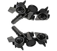 WLSSFDYKN 2 Piezas Tapa De Boquilla De Rociador De Lavador De Faros Lado Izquierdo Y Derecho para BMW Serie 3 E46 M3 323I 325I 330I 61674290867 61674290868