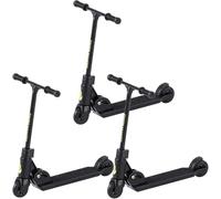 WLSuDHoncc Patinete de dedo de 3 piezas, scooter de 2 ruedas, BMX plegable con freno, accesorios de tablero de dedos para adolescentes, juguetes educativos, patinetas antideslizantes y divertidas