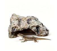 WLSVEGA Cueva Natural Hiding PequeñA,Escondite De Reptiles,DecoracióN De Cueva,DecoracióN Cueva Adorno para PequeñOs Lagartos Serpiente Tortuga Ranas Anfibios PequeñA Cueva Escondite DragóN Barbudo