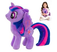 wlsvega Pony Juguetes para NiñAs,Peluche De Dibujos,20 Cm The Little Pony | Este Peluche Realista Es Un Divertido Regalo Para Los NiñOs