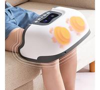 WLSYX Masajeador De Rodilla, Máquina De Masaje Térmico para Rodillas con Diseño De Airbag 4D Y Ajuste Inteligente De Temperatura, Temporizador Automático De 15 Minutos Y Tejido Suave, para Aliviar