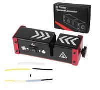 WLSYX Soldador De Filamentos para Impresora 3D, Conector De Filamentos 3D, Empalmador De Impresión 3D con 100 Juntas De 1,75 Mm De Diámetro, Compatible con PLA/PETG/TPU/ABS/PC, Ahorra Recursos