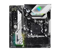 WLTDYZZLDN Placa Base Fit For ASRock B550M Steel Legend B550 con zócalo AM4 for Ryzen 5600X 5800X3D PCIe 4.0 2.5G Doble SSD M. NVMe Placa Bases