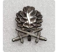 WLTY Plata Antigua Hoja de Roble Pin Espada Broche Insignia Alemania joyería Hombres Patriota Regalo Camisas Chaqueta Accesorio
