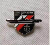 WLTY WW2 Ejército Militar alemán Cruz U Barco Pin Insignia Broche de Metal
