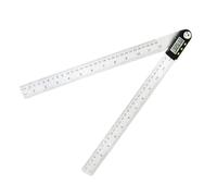 WLUAYITC Ángulo del medidor Digital de 360 Grados, resolución 0,05 Grados, precisión ±0,3 Grados, inclinómetro, Regla Digital de ángulo, goniómetro electrónico(5422-300)