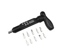 WLUAYITC Destornillador dinamométrico Digital, con 10 Puntas, 0,03-1 N.m, 0,06-2 N.m, 0,12-4 N.m, 0,24-8 N.m, 0,3-10 N.m, Juego de Llaves dinamométricas con Destornillador Ajustable(0.03-1N.m)