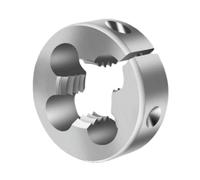 WLUAYITC Troquel métrico Derecho, M8-M10 for máquinas Herramientas, roscado y reparación de Rosca Externa, Troquel Circular Ajustable, 1 ud.(M8X0.8 D-25 T-9)