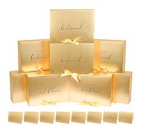 WLUSEAXI Paquete de 8 cajas de propuesta de dama de honor con tarjetas de dama de honor, cajas de dama de honor con cinta, caja de propuesta de dama de honor, cajas para propuesta de dama de honor,