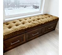 WLXFF Cojín de Suelo Acolchado, Cojín de Banco para Interiores y Exteriores, Cojines de Banco de 4 Pulgadas de Grosor, para Jardin, Zapatero, Asientos de Sofa, Palets, Porche,No12,170x60cm