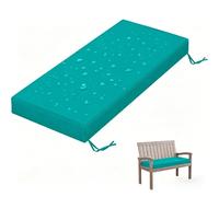 WLXFF Cojín Ergonómico para Banco Exterior, 5 cm Grosor Impermeable Antideslizante, Resistente al Uso Diario en Jardín y Balcón