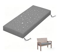 WLXFF Cojín Ergonómico para Banco Exterior, 5 cm Grosor Impermeable Antideslizante, Resistente al Uso Diario en Jardín y Balcón