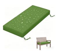 WLXFF Cojín Ergonómico para Banco Exterior, 5 cm Grosor Impermeable Antideslizante, Resistente al Uso Diario en Jardín y Balcón