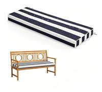 WLXFF Cojín para Banco de Jardín y Columpio, 5 cm de Grosor, Base Antideslizante, Tela Impermeable, Funda Extraíble para Terraza y Comedor