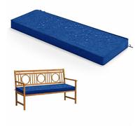 WLXFF Cojines Banco Exterior con Ribetes 5cm Grosor, Impermeables y Antideslizantes, Almohadilla Lavable Multiusos para Jardín, Terraza y Columpio