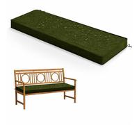 WLXFF Cojines Banco Exterior con Ribetes 5cm Grosor, Impermeables y Antideslizantes, Almohadilla Lavable Multiusos para Jardín, Terraza y Columpio