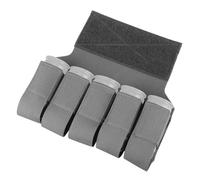 WLXW Bolsa For Granadas Airsoft M203, 5 Cartuchos, 40 Mm, Percha For El Pecho, Chaleco Táctico Abdominal, Accesorios(WG)