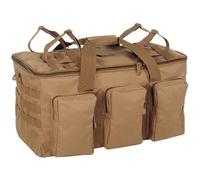 WLXW Bolsa Lona For Equipaje 55 L: Mochila Camping, Bolsas Tácticas Grandes, For Senderismo, Viajes, Montañismo, Deportes Aire Libre(TAN)