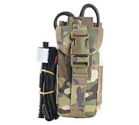 WLXW Bolsa Torniquete Táctico Bolsa Almacenamiento Traumatología Emergencias Médicas Bolsa Cinturón MOLLE EDC Linterna Clip Accesorios Médicos(CP)