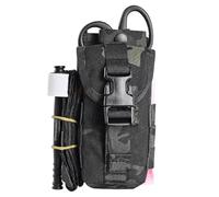 WLXW Bolsa Torniquete Táctico Bolsa Almacenamiento Traumatología Emergencias Médicas Bolsa Cinturón MOLLE EDC Linterna Clip Accesorios Médicos(BCP)