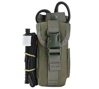 WLXW Bolsa Torniquete Táctico Bolsa Almacenamiento Traumatología Emergencias Médicas Bolsa Cinturón MOLLE EDC Linterna Clip Accesorios Médicos(RG)