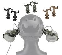 WLXW Casco Táctico Ops Core ARC & Team Wendym-LOK Adaptador De Riel, Suspensión Auriculares Soporte Accesorio Auriculares Orejeras Soporte para Pickup Earmor Ptt Casco Aux Protection,Verde