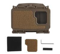 WLXW Estuche Táctico For Teléfono Móvil, Soporte For Mapas Administración, Soporte Navegación, Chaleco MOLLE, Portador Placas, Caja Protección For Pecho For Teléfono Inteligente(Tan,GB-90)