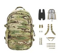 WLXW Mochila Táctica Asalto For Exteriores, Chaleco Acoplable, Placa Trasera Ataque, Mochila Modular Multifuncional For CS, Caza, Airsoft, Juegos Guerra, Paintball Equipo(MC)