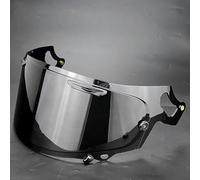 WLYGUO Visera Casco de Motocicleta para ARAI RX7X/XD/NE0, Visera Tintada Accesorios de Repuesto, Anti UV Anti Fog Anti Scratch Visera de Lente,Normal-A Deep Black