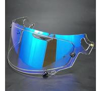 WLYGUO Visera Casco de Motocicleta para ARAI RX7X/XD/NE0, Visera Tintada Accesorios de Repuesto, Anti UV Anti Fog Anti Scratch Visera de Lente,Normal-D Aurora Blue