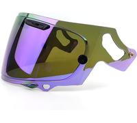 WLYGUO Visera Casco de Motocicleta para ARAI RX7X XD NE0 VX, Visera Tintada Accesorios de Repuesto, Anti UV Anti Fog Anti Scratch Visera de Lente,Normal-H Purple Plating