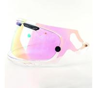 WLYGUO Visera Casco de Motocicleta para ARAI RX7X XD NE0 VX, Visera Tintada Accesorios de Repuesto, Anti UV Anti Fog Anti Scratch Visera de Lente,Normal-B Aurora Purple