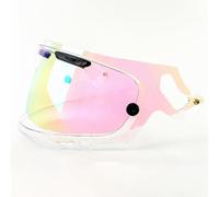 WLYGUO Visera Casco de Motocicleta para ARAI RX7X XD NE0 VX, Visera Tintada Accesorios de Repuesto, Anti UV Anti Fog Anti Scratch Visera de Lente,Normal-F Aurora Red