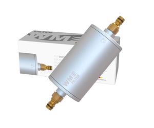 WM aquatec - Filtro de llenado con Filtro de carbón Activo para prefiltración en el llenado de Tanques de Agua Dulce de caravanas, caravanas y Barcos - filtra eficazmente la Suciedad y los
