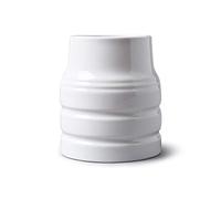 WM Bartleet & Sons 1750 Olla de Almacenamiento de Utensilios de Porcelana Tradicional Estilo clásico de 16 cm, Color Blanco, Talla única