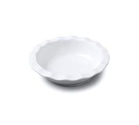 WM Bartleet & Sons 1750 Plato para pastel con borde arrugado T430, blanco