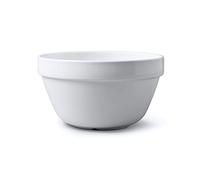 WM Bartleet & Sons 1750 T214 - Cuenco de porcelana tradicional para pudín (20 cm, 1,25 l/2 unidades), color blanco
