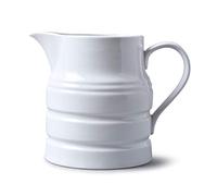 WM Bartleet & Sons 1750 T301 Jarra de Porcelana Tradicional de 1,42 litros, 1420 ml, 2 ½ Pinta, Color Blanco
