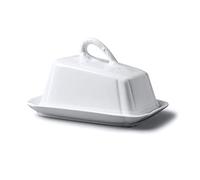 WM Bartleet & Sons 1750 T305 - Plato para queso (porcelana, 23 cm, con tapa), color blanco